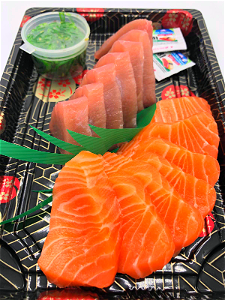 8018. Sashimi zalm & tonijn - 14 stuks